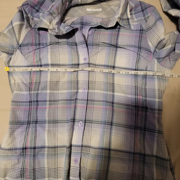 Columbia plaid long sleeve button shirt - Picture 5 of 6